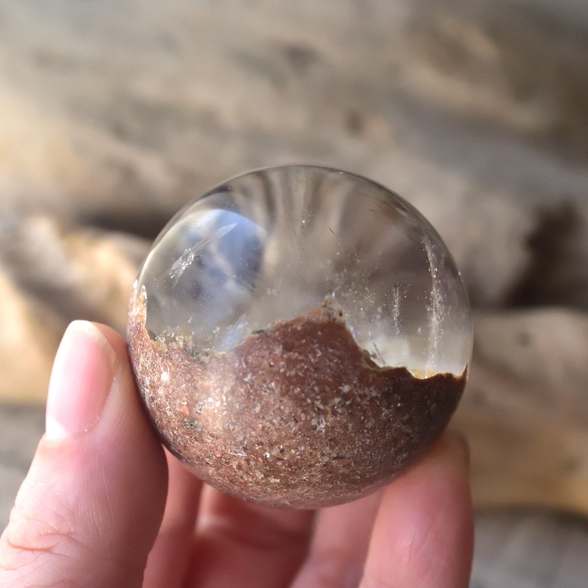 レア♡高品質 ブルーガーデンクォーツスフィア♡No.2101 レア♡高品質