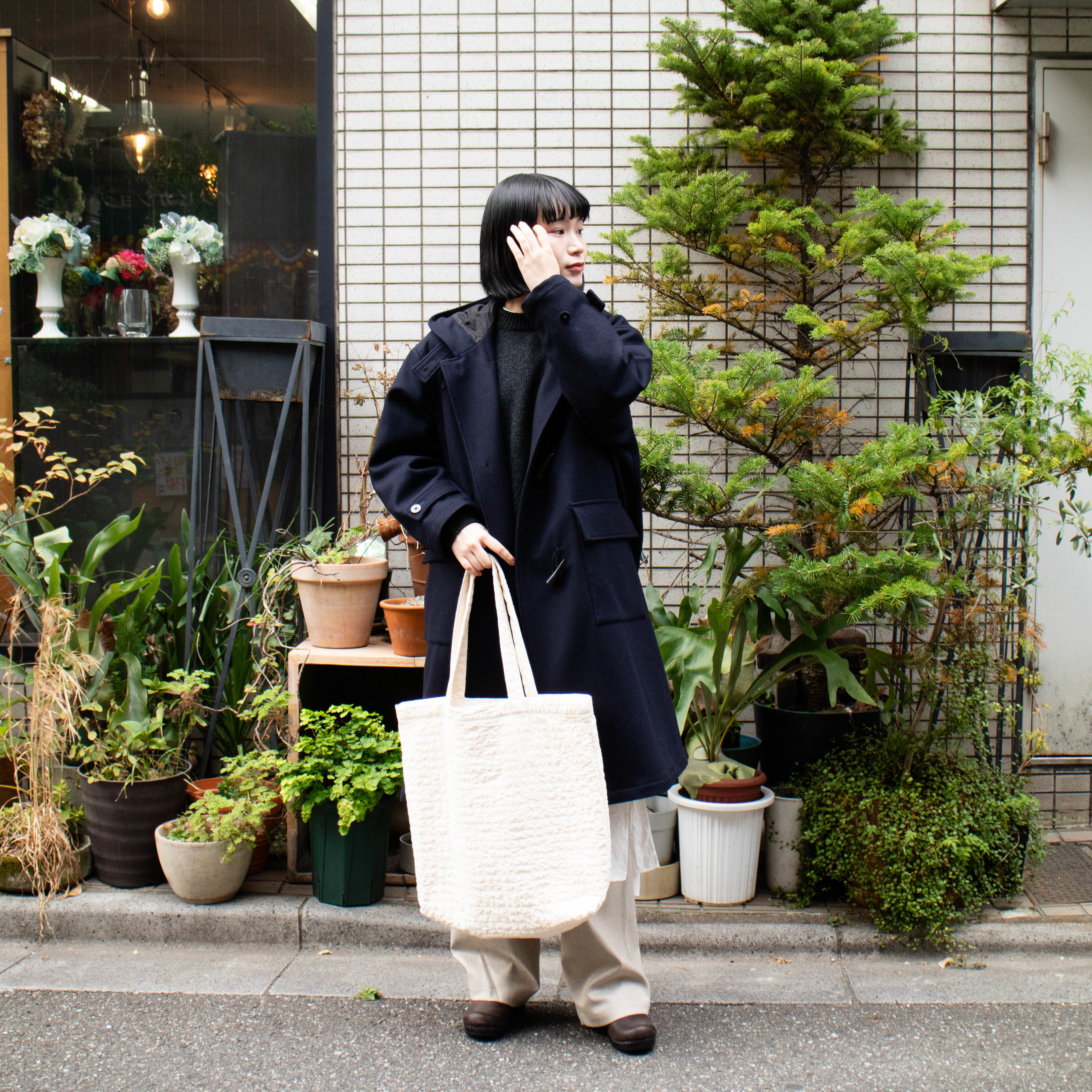 レディース】 STILL BY HAND / メルトン素材 ダッフルコート ご紹介