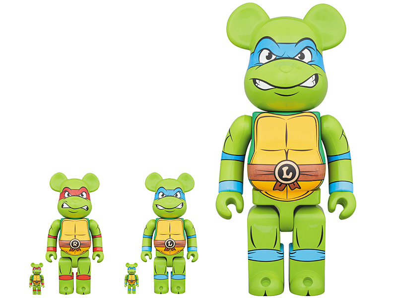 受注販売 ミュータント・タートルズ BE@RBRICK Raphael 100% & 400% BE