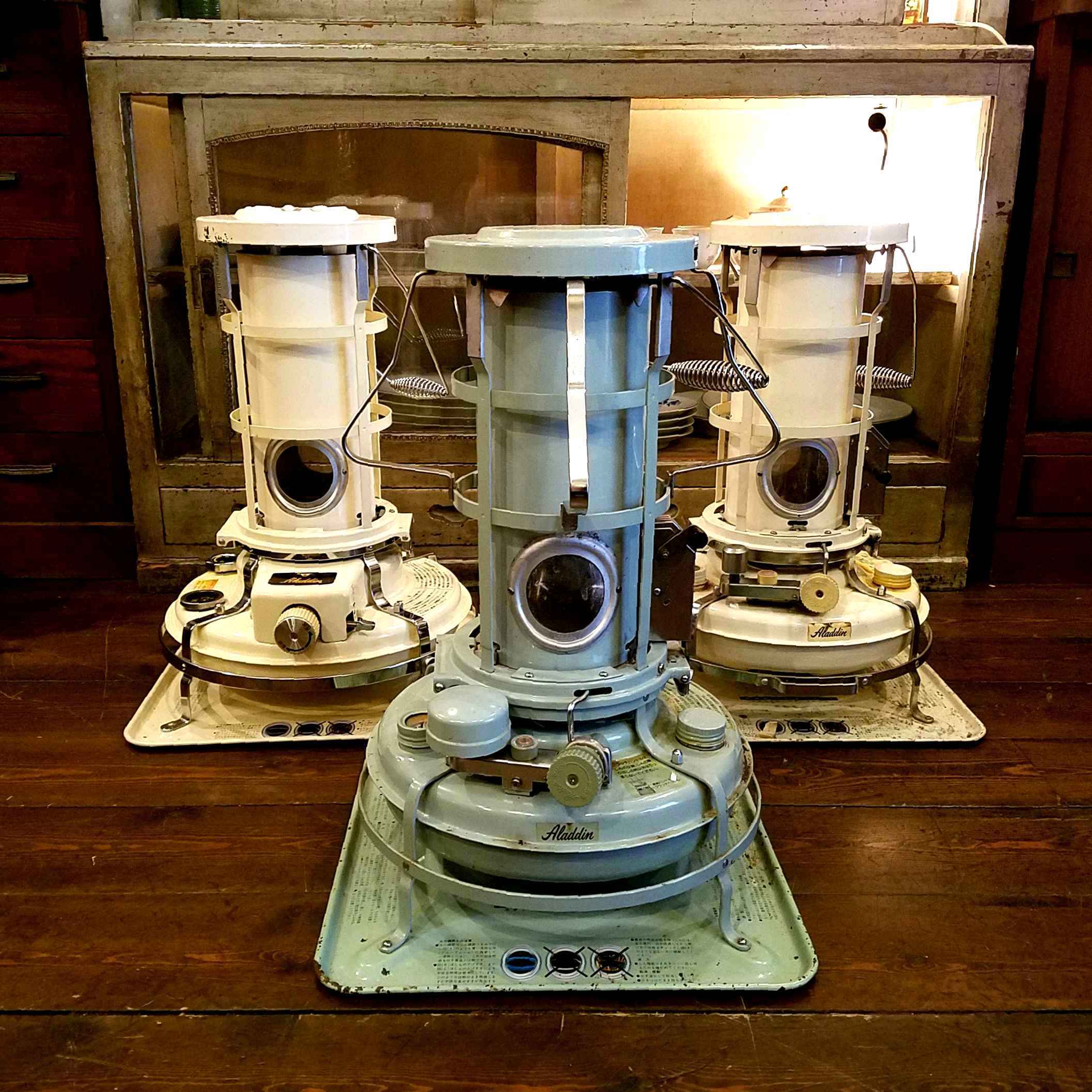 ブルーフレームヒーター39型 ステンレスタンク アンティークリメイク