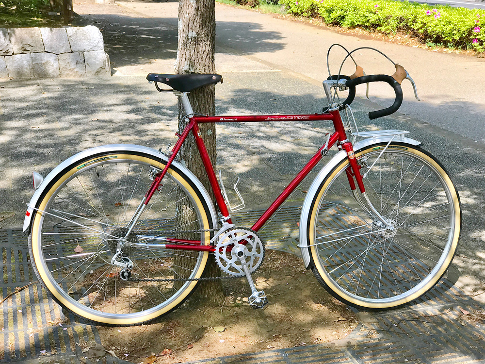 続・赤い自転車の魔力「BS DIAMOND DT-6110」1974年モデル - 旧車