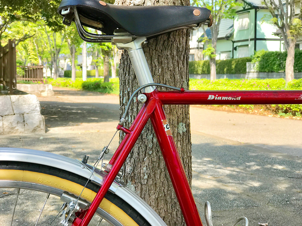 続・赤い自転車の魔力「BS DIAMOND DT-6110」1974年モデル - 旧車