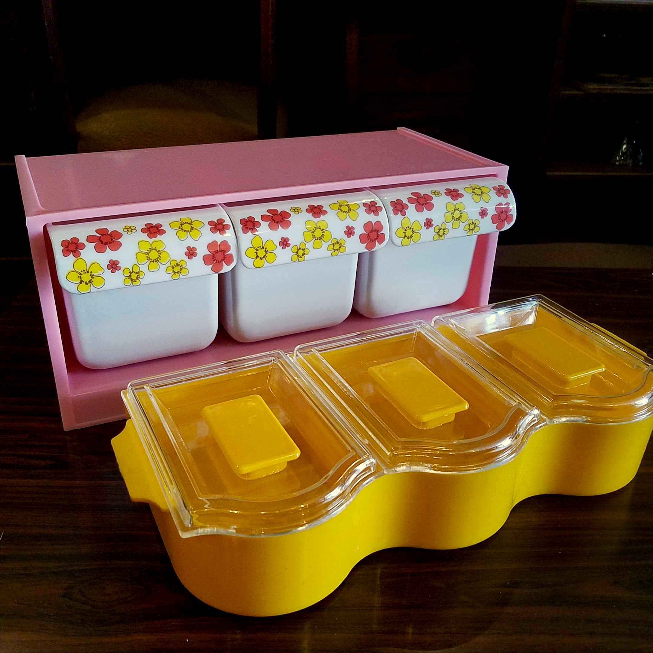 昭和レトロ 調味料入れ 調味料ストッカー ダイエイ工業 レトロポップ