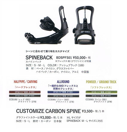 YONEX SPINE BACK Sサイズ YONEX SPINE BACK FB Sサイズ オンライン