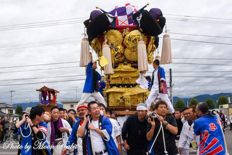 新喜多台旭子供太鼓台 パルティ・フジ東予店かきくらべ 保内八幡神社