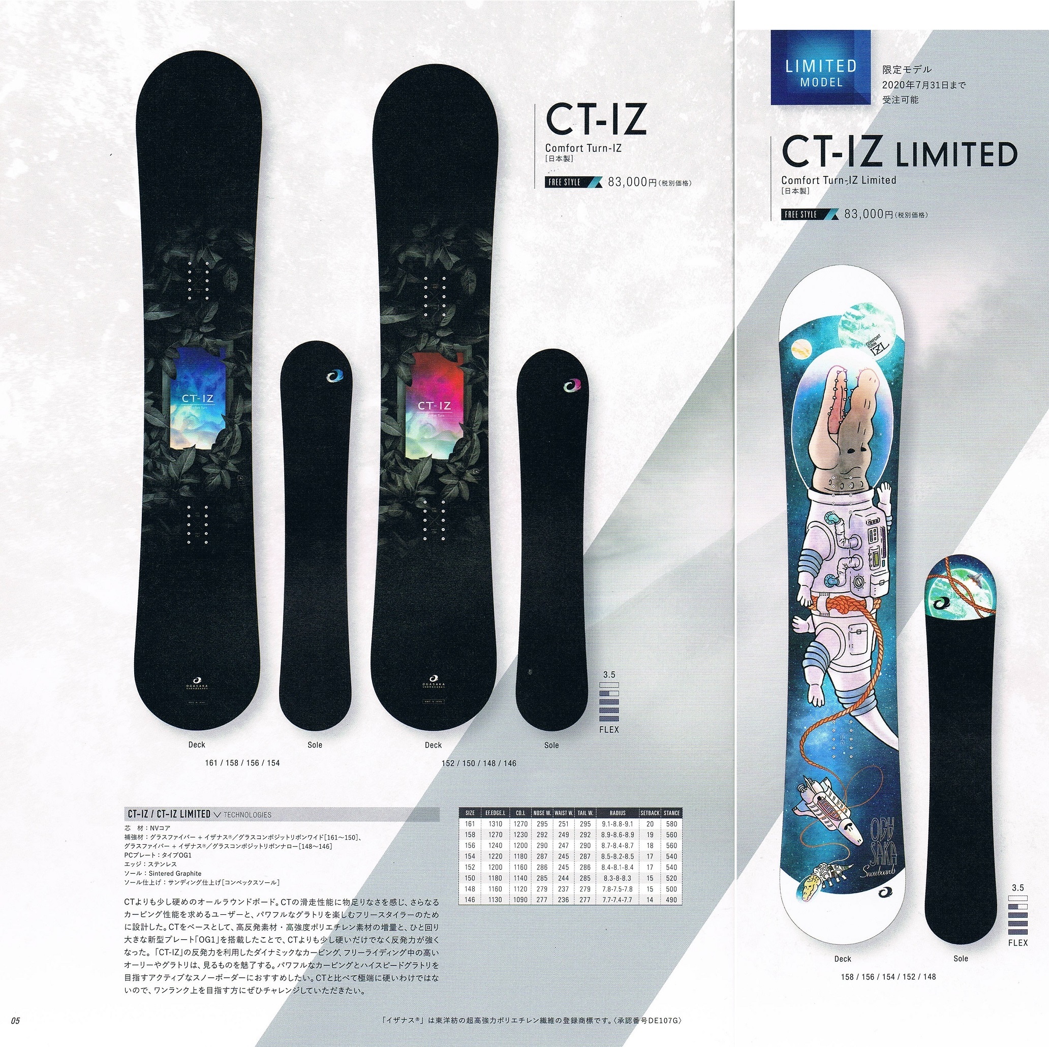 20-21ニューモデル OGASAKA(オガサカ) CT-IZ(シーティアイゼット)/CT