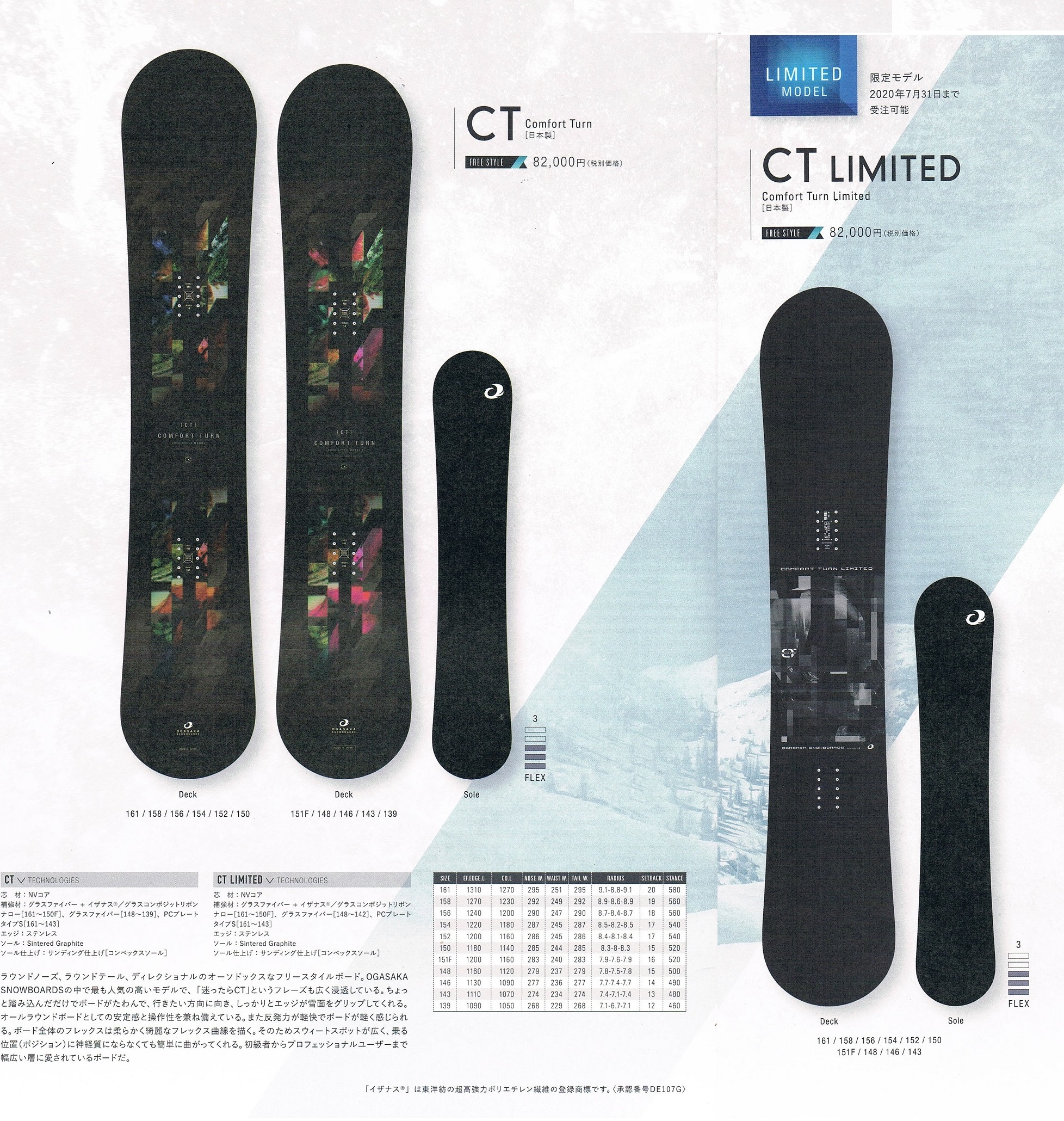 A*A様 19-20 OGASAKA CT 143 オガサカ カービング 19-20 OGASAKA