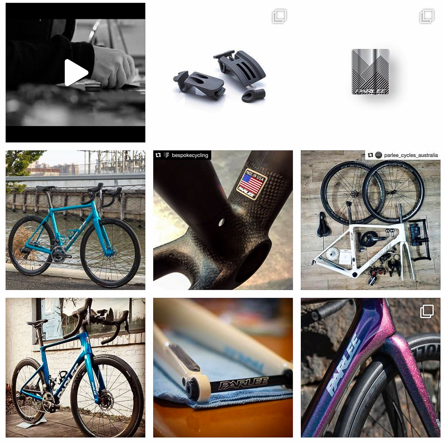 PARLEE ロードバイクフレーム 水色 PARLEE Z5i PARLEE ロードバイク