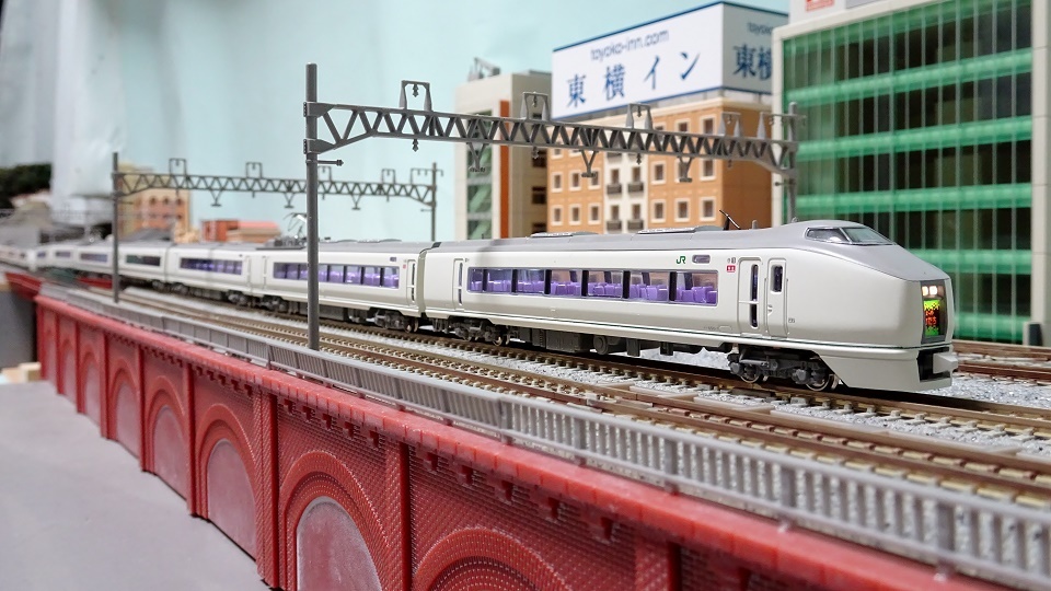 651系 特急「スーパーひたち」に室内灯 - ビスタ模型鉄道（エヌゲージ