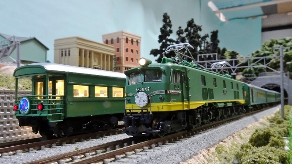 鉄道模型 HOゲージ マイテ49 マシ29 三軸客車 2両 小高 青大将