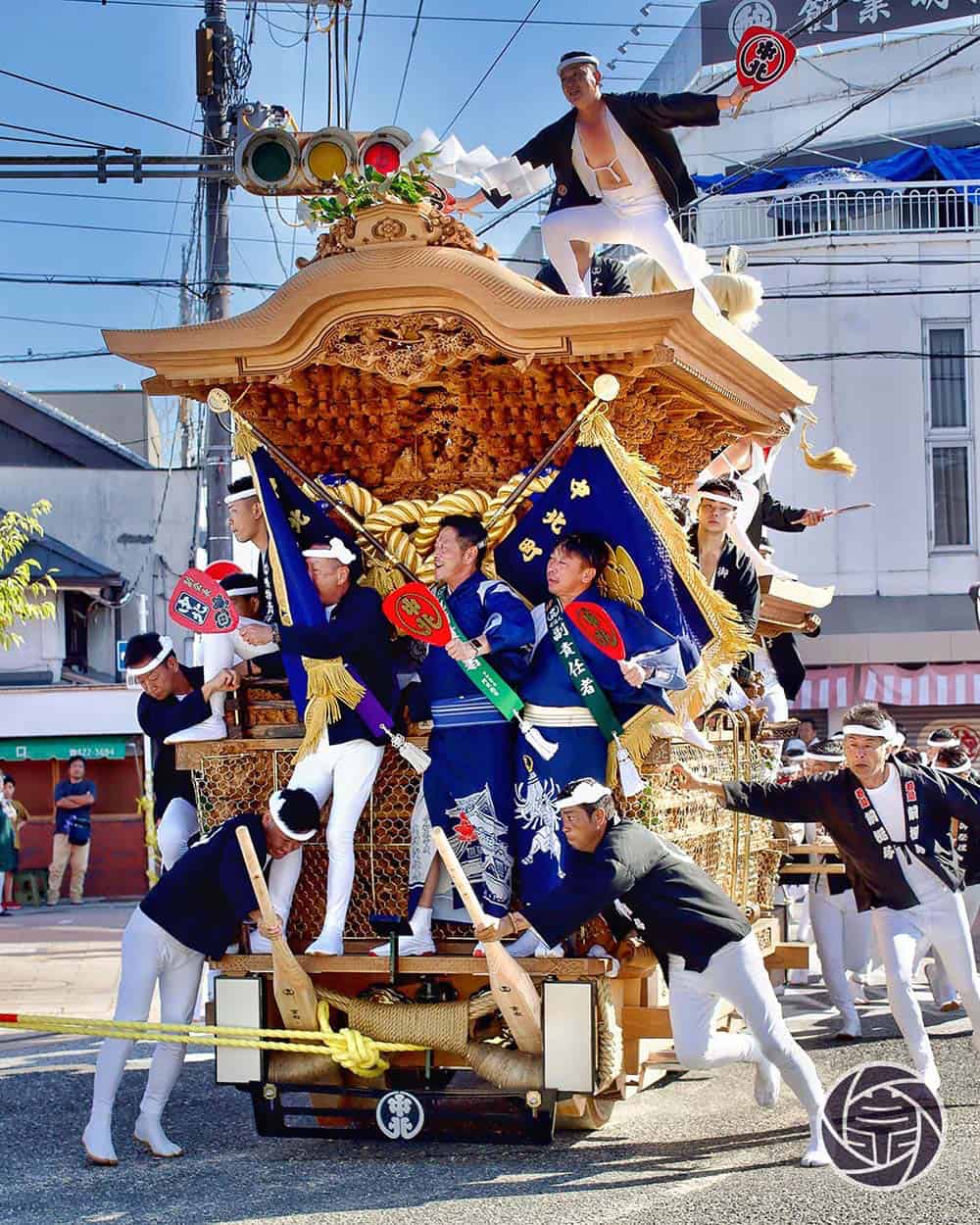 岸和田祭 中北町 新調地車写真集 だんじり だんじり 岸和田旧市中北町