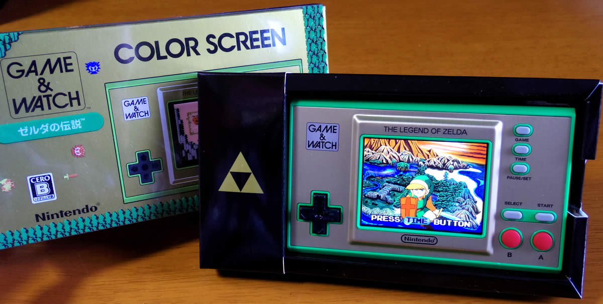 箱がスタンド！スリープ回避！時計も楽しい『ゲーム＆ウオッチ ゼルダ