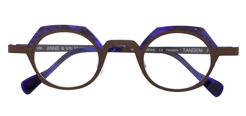 Anne et Valentin TANDEM 小さいクラウンパントシェイプのチタン