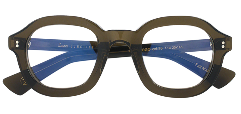 LESCA Lunetier LARGO 寛容で雰囲気の良いヴィンテージスタイル | 3T