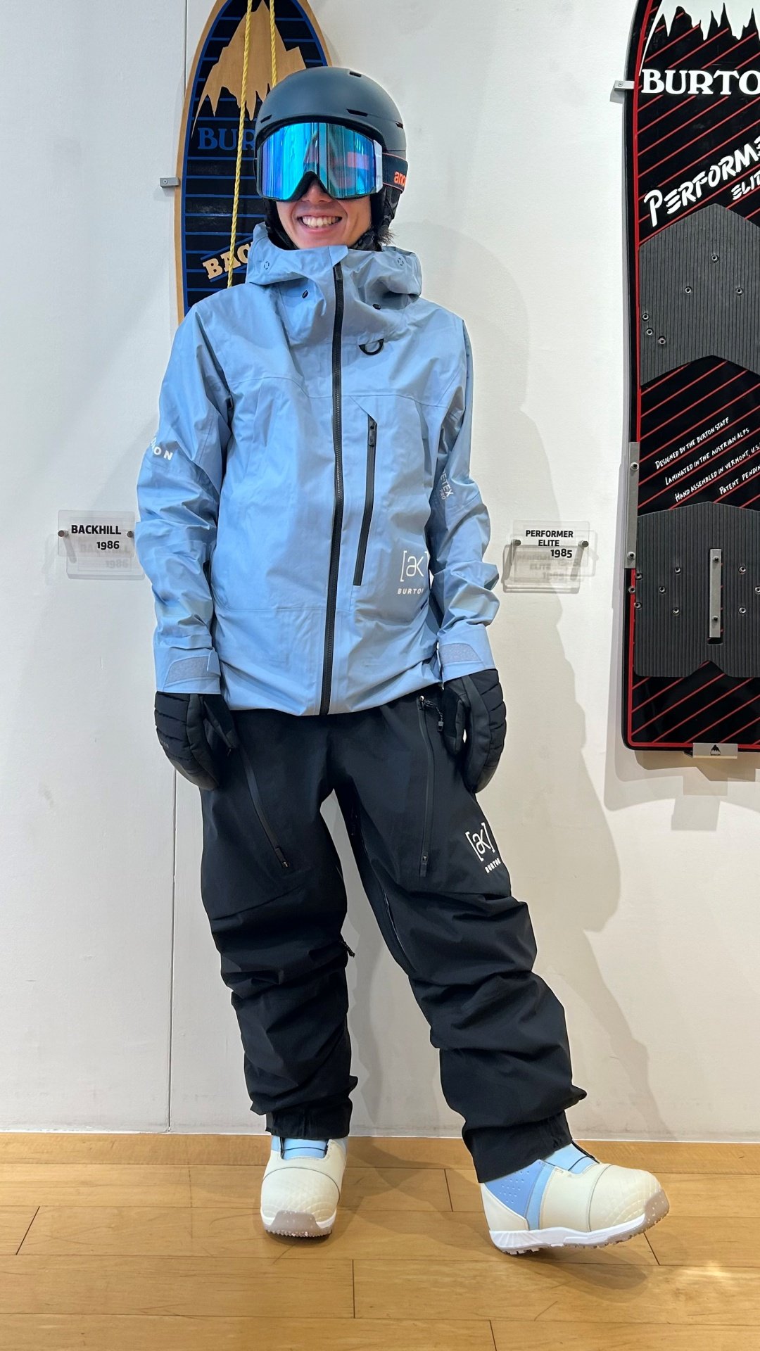 極美品☆バートン☆スノーウェア☆つなぎ☆90-100 極美品☆バートン
