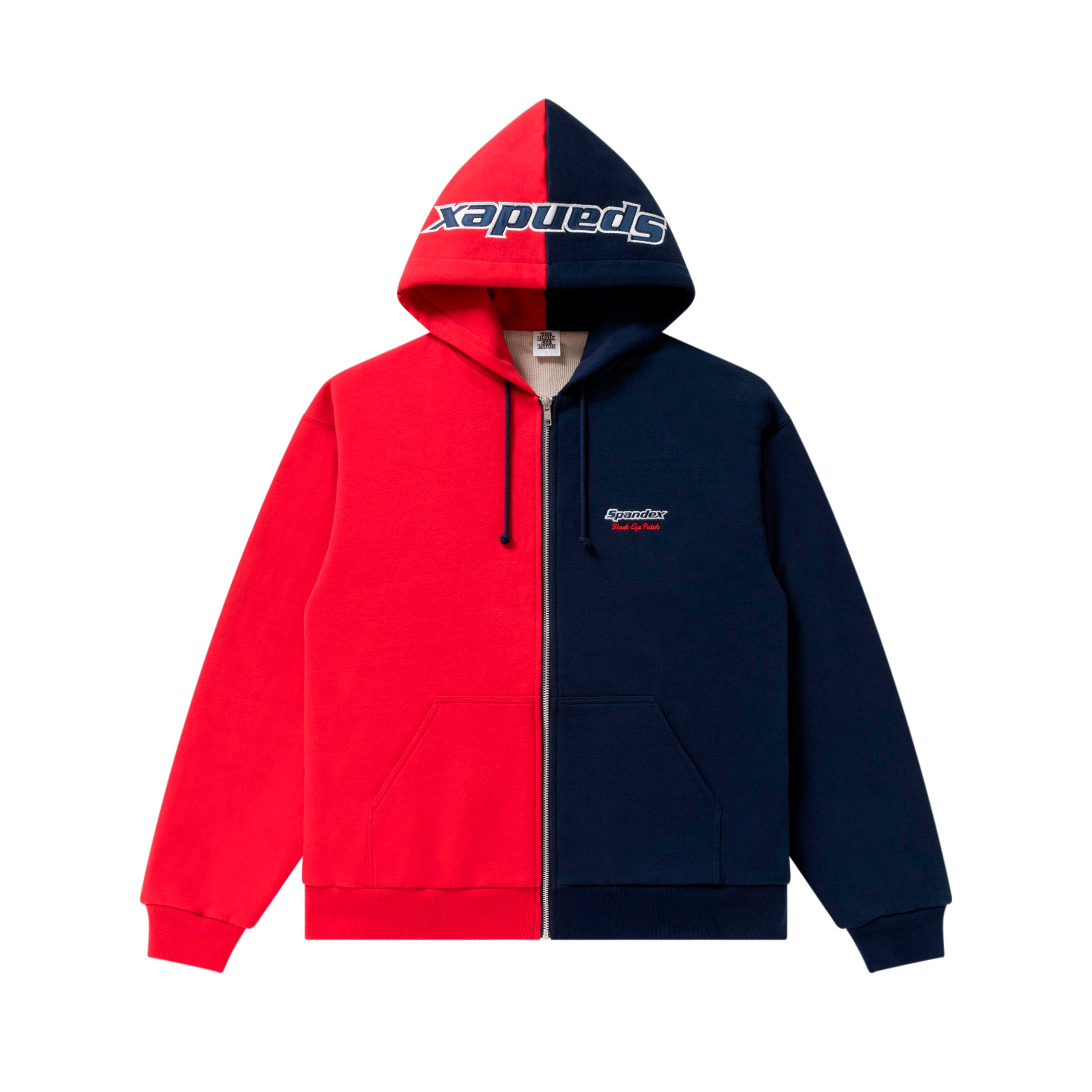 SPANDEX LOGO ZIP HOODIE MULTI – BlackEyePatch