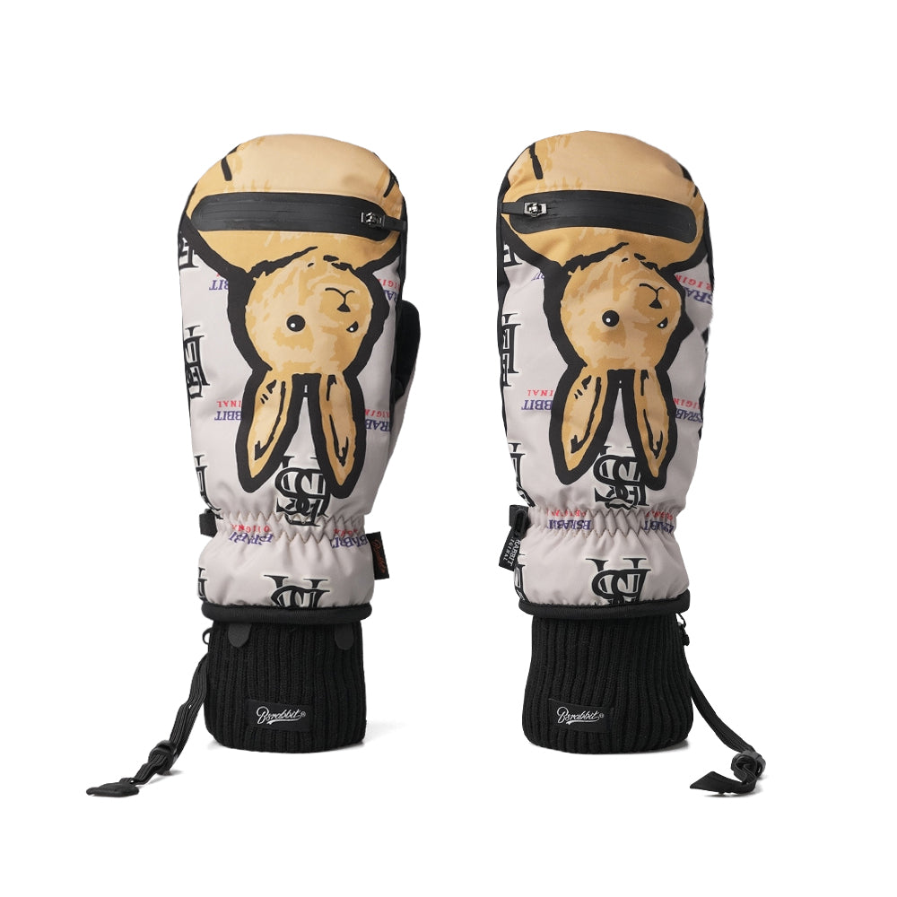 スキー・スノーボードアクセサリー BSRABBIT Zipper Pocket Glove