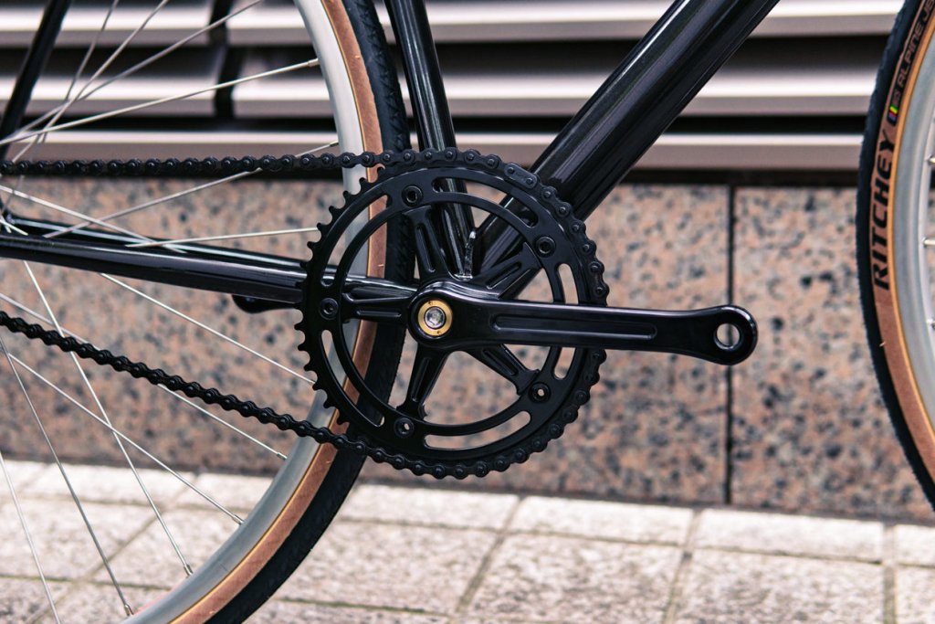 ブルーラグ RMC トラッククランクセット 46T BLUE LUG* RMC track