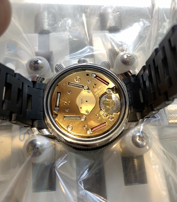 HERMES CLIPPERエルメスクリッパーダイバークロノグラフの電池交換