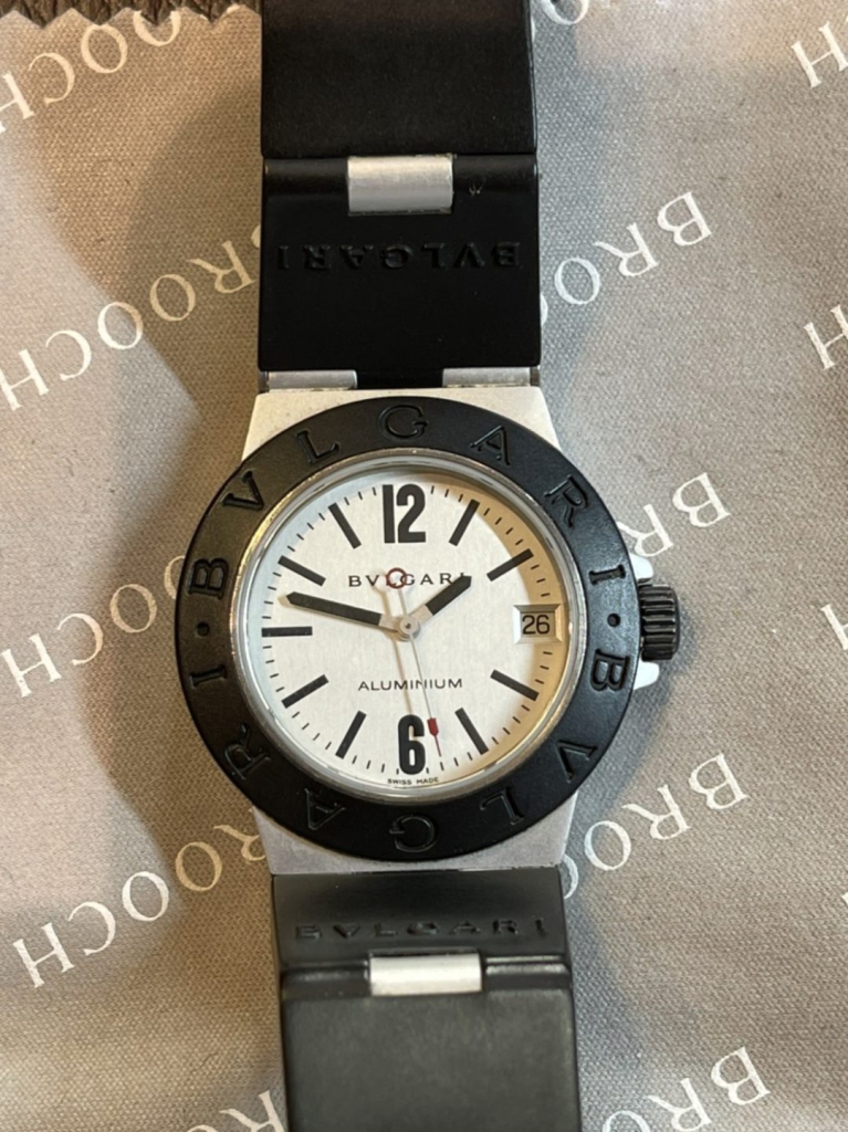 BVLGARI アルミニウム AL32TA アルミニウム クォーツ