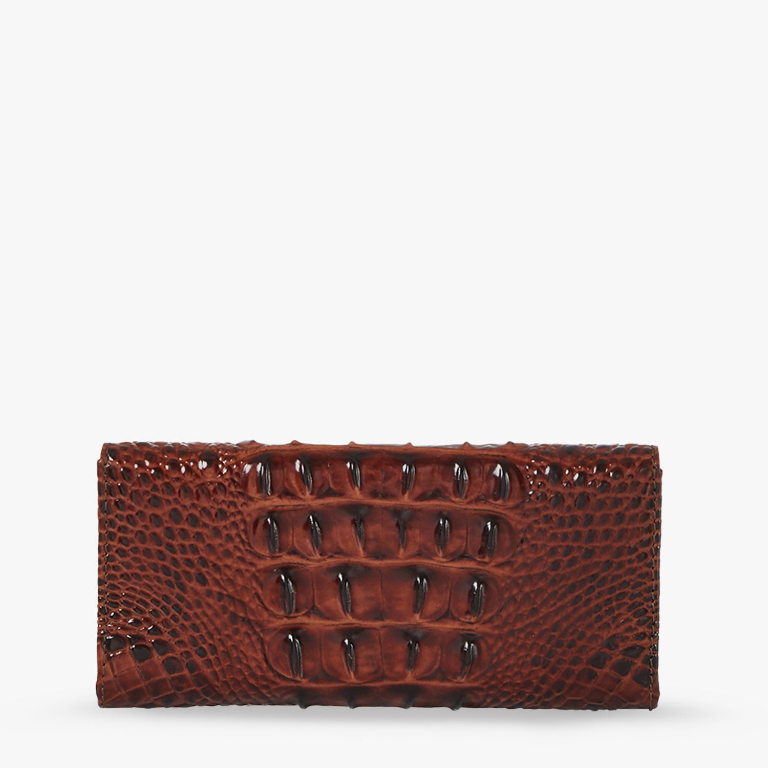 Veronica Envelope Leather Wallet | Pecan | BRAHMIN
