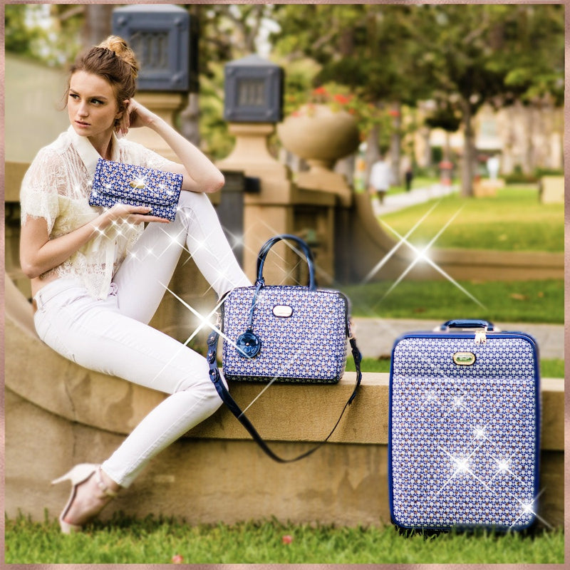 Galaxy Stars Clover Luxury Signature Travel Luggage [RLL8899