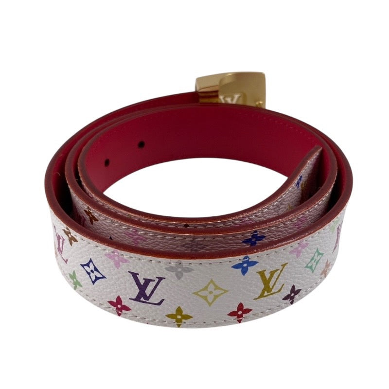 LOUIS VUITTON】ルイ・ヴィトン サンチュール・キャレ LVカット M9682