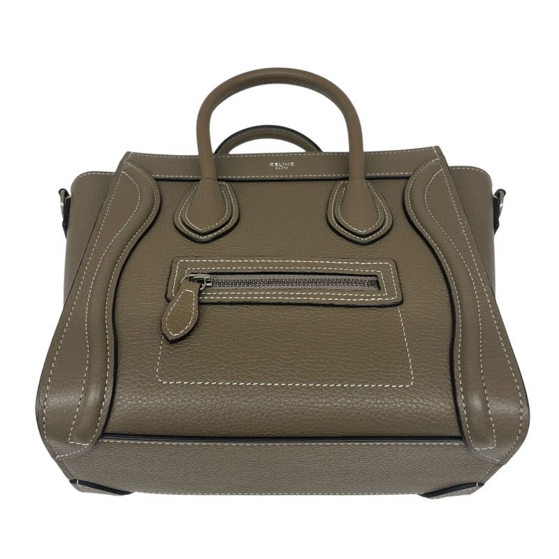 CELINE】セリーヌ ラゲージ ナノ 189243 ハンドバッグ レザー