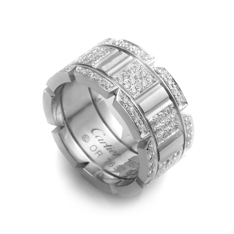 カルティエ 指輪 タンクフランセーズ ダイヤモンド リング｜ブランド