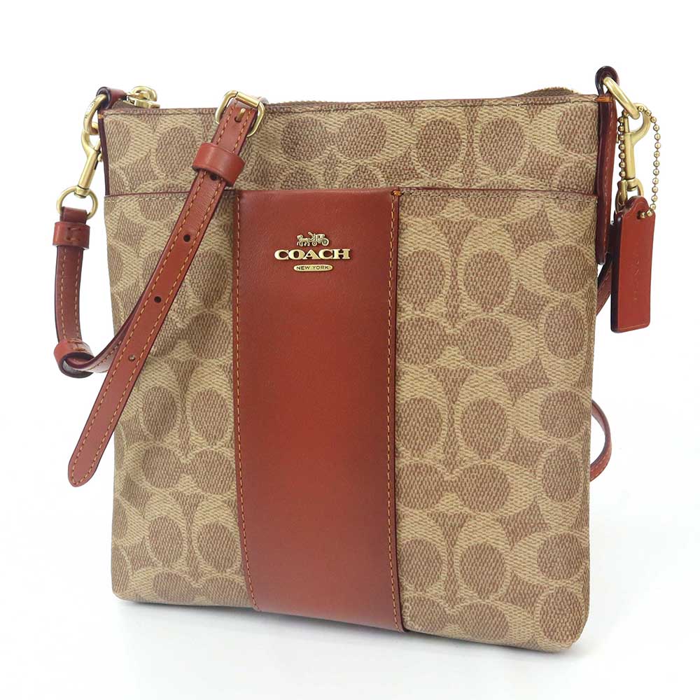 Brandol / COACH コーチ ショルダーバッグ シグネチャー ストライプ