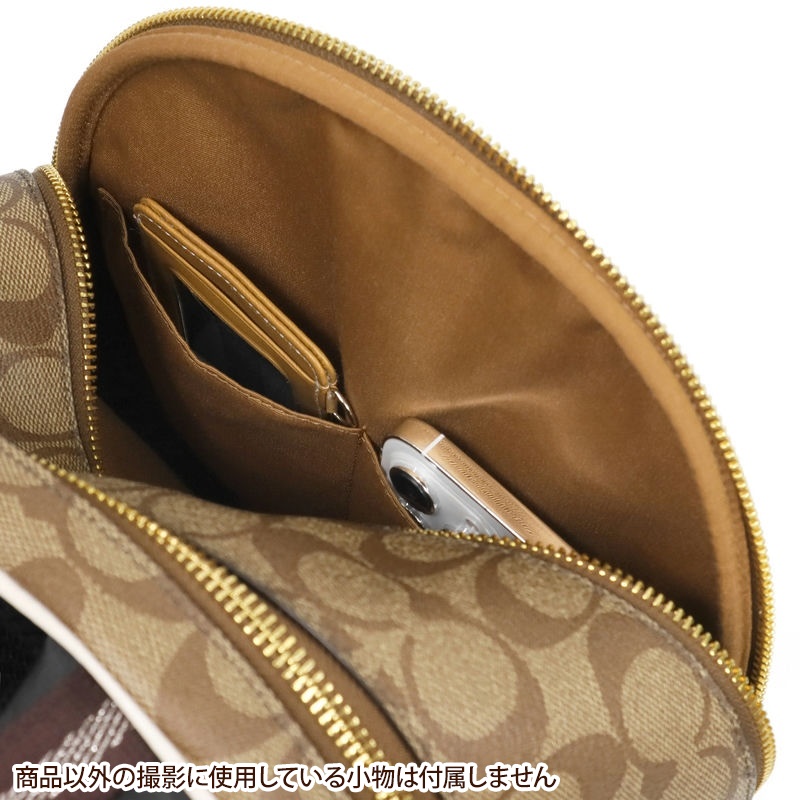 Brandol / COACH コーチ リュックサック シグネチャー コーティング