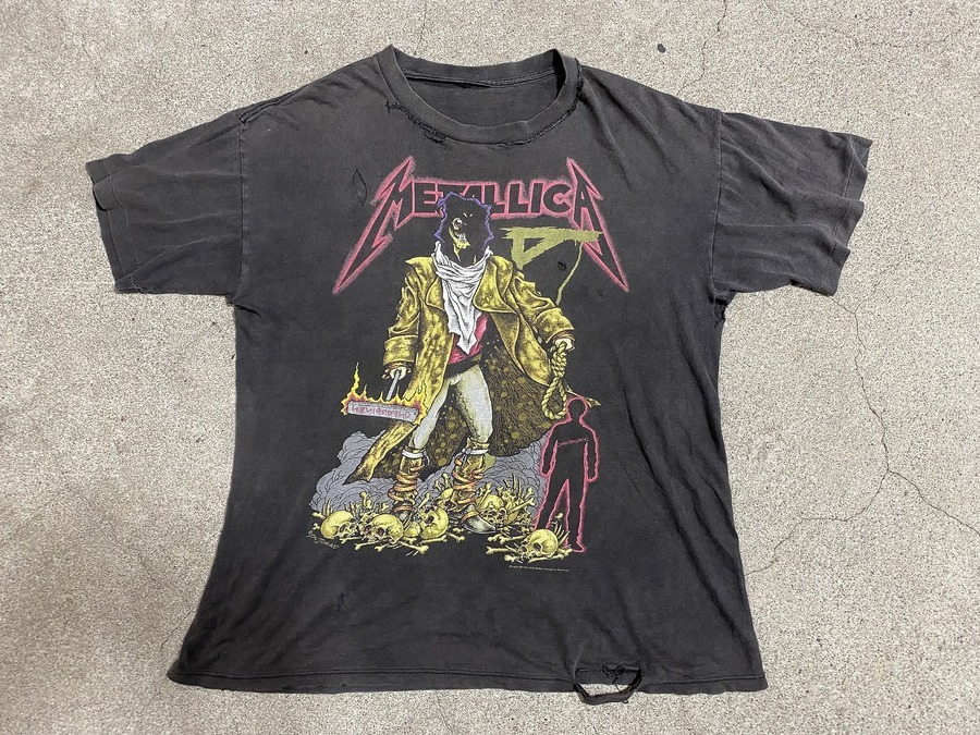 カリスマデザイン！！】90's METALLICA(メタリカ)×PUSHEAD(パスヘッド