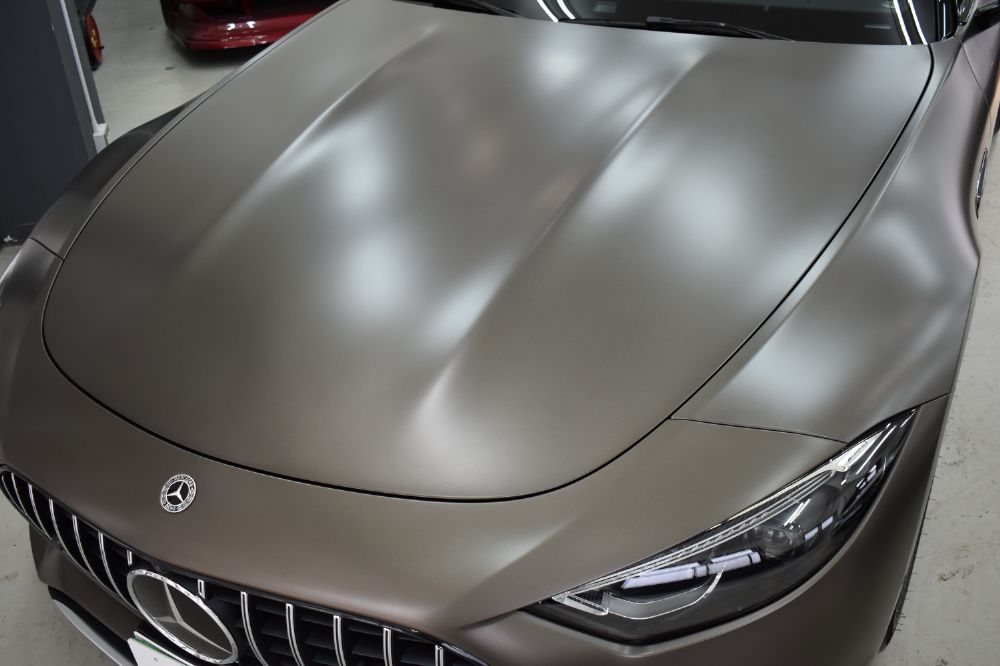 マット塗装のSL43AMGにコーティング施工 | 【横浜・川崎】定期