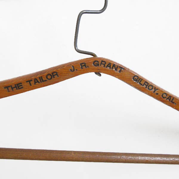 ヴィンテージ木製ハンガー 3本 リバース 大戦 ヴィンテージ木製