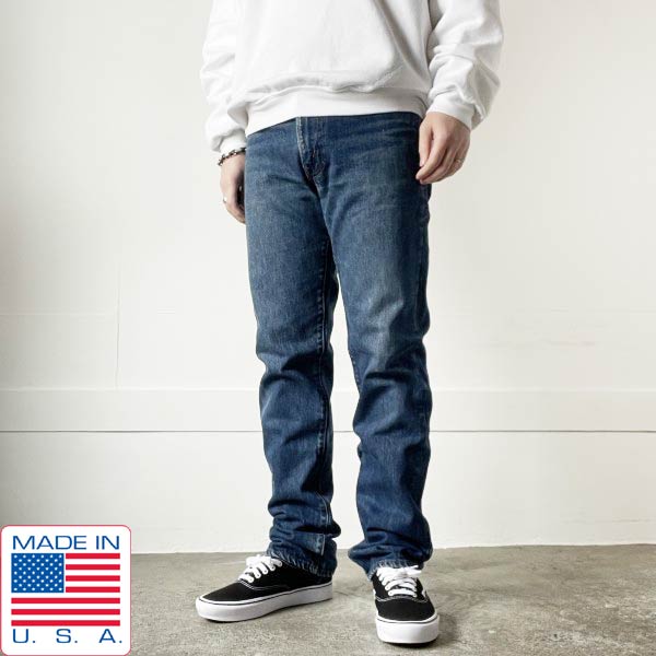 1982年製 USA製 リーバイス505 ハチマル ヒゲ落ち 濃いめ 実寸W31.5