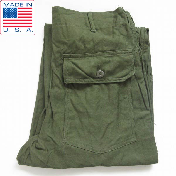 60's】military ミリタリーベイカーパンツ og107 32×31 60s US ARMY