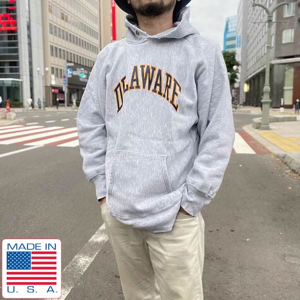 80s USA製 チャンピオン DELAWARE リバースウィーブ スウェット