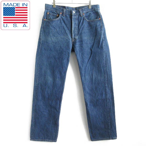 1991年製 USA製 リーバイス501 濃いめ ジーンズ 実寸W33 L30 濃い色