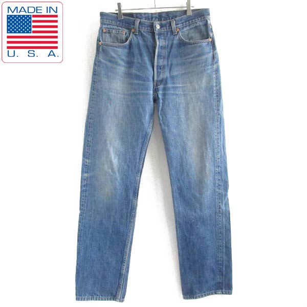90s前期製 USA製 Levi's リーバイス 501xx ヒゲ落ち ジーンズ - 札幌