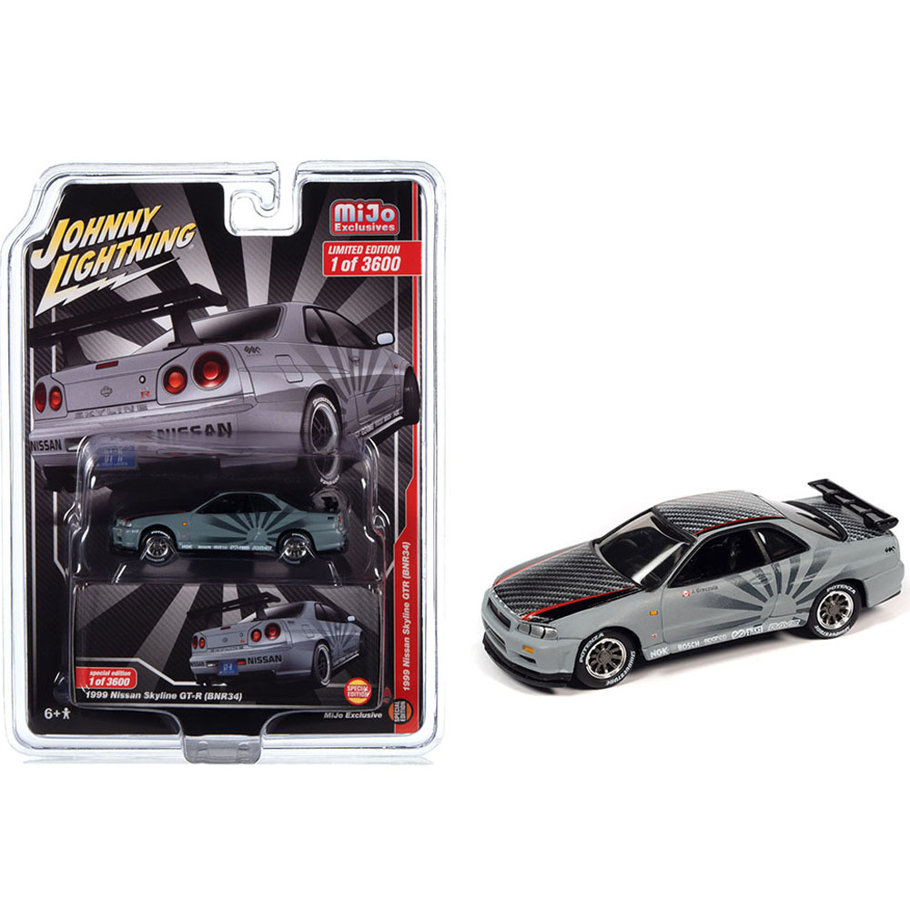 Johnny Lightning JLCP7418 1999 Nissan Skyline GT-R BNR34 R34