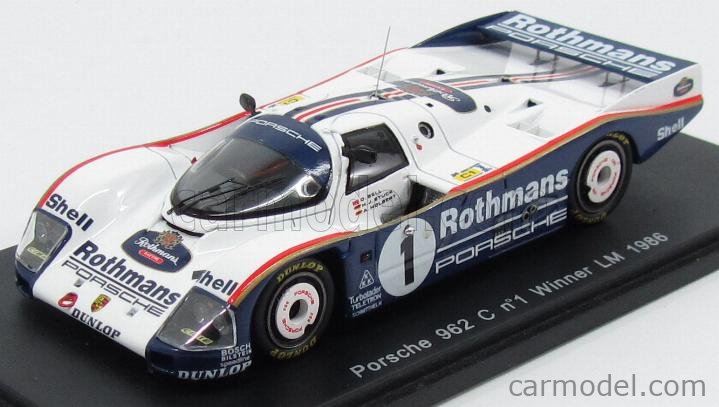SPARK-MODEL S0923 Scale 1/43 | PORSCHE 962C 2.6L TURBO TEAM