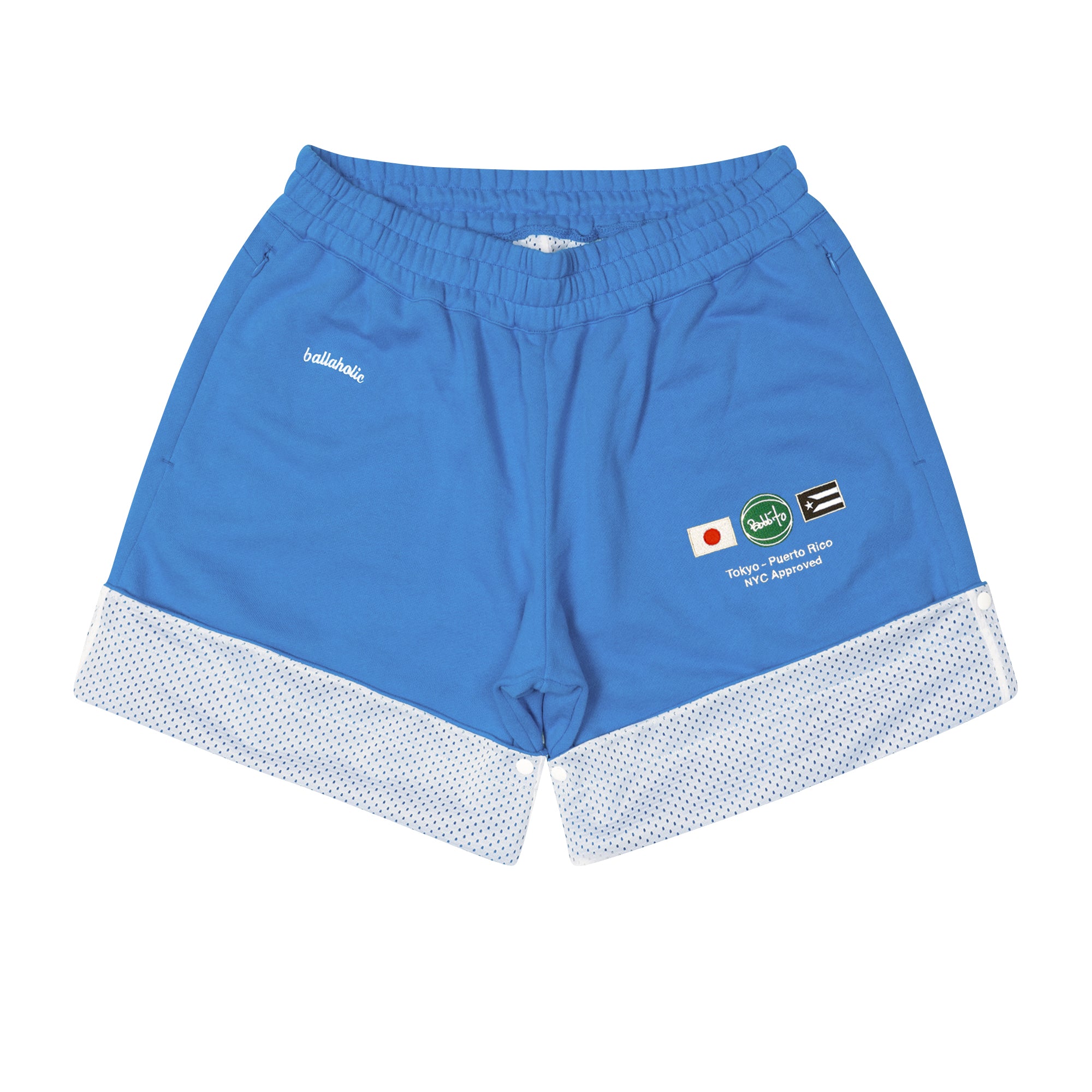 Bobbito x ballaholic 1990/2023 Hybrid Sweat Shorts (blue/white