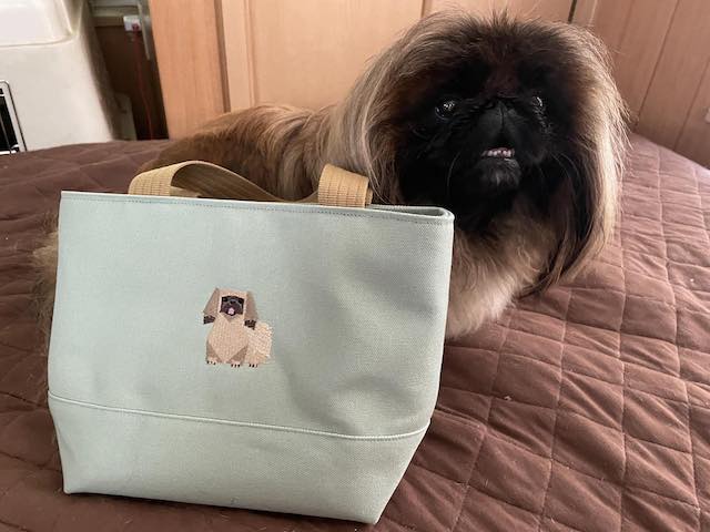 犬猫刺繍 Everydayトート＜各犬種＞【R-11】 - バドバドサーカス犬猫道具店
