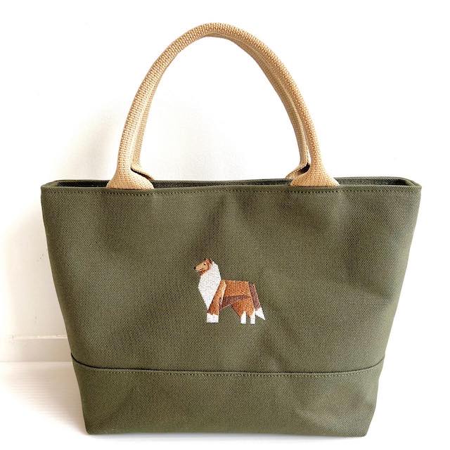 犬猫刺繍 Everydayトート＜各犬種＞【R-11】 - バドバドサーカス犬猫道具店