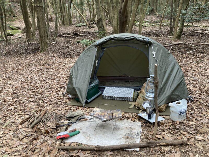 バンドック ソロドーム キャンプテント 開封しただけ未使用品