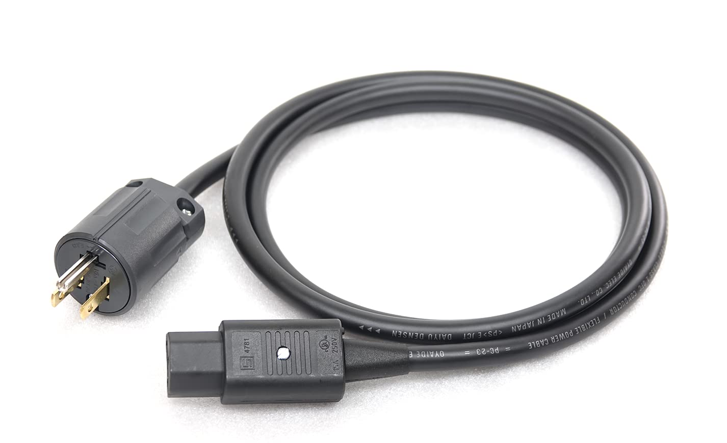 オヤイデ PC-23 軟質OFC 非メッキ電源ケーブル(7112GN-4781)