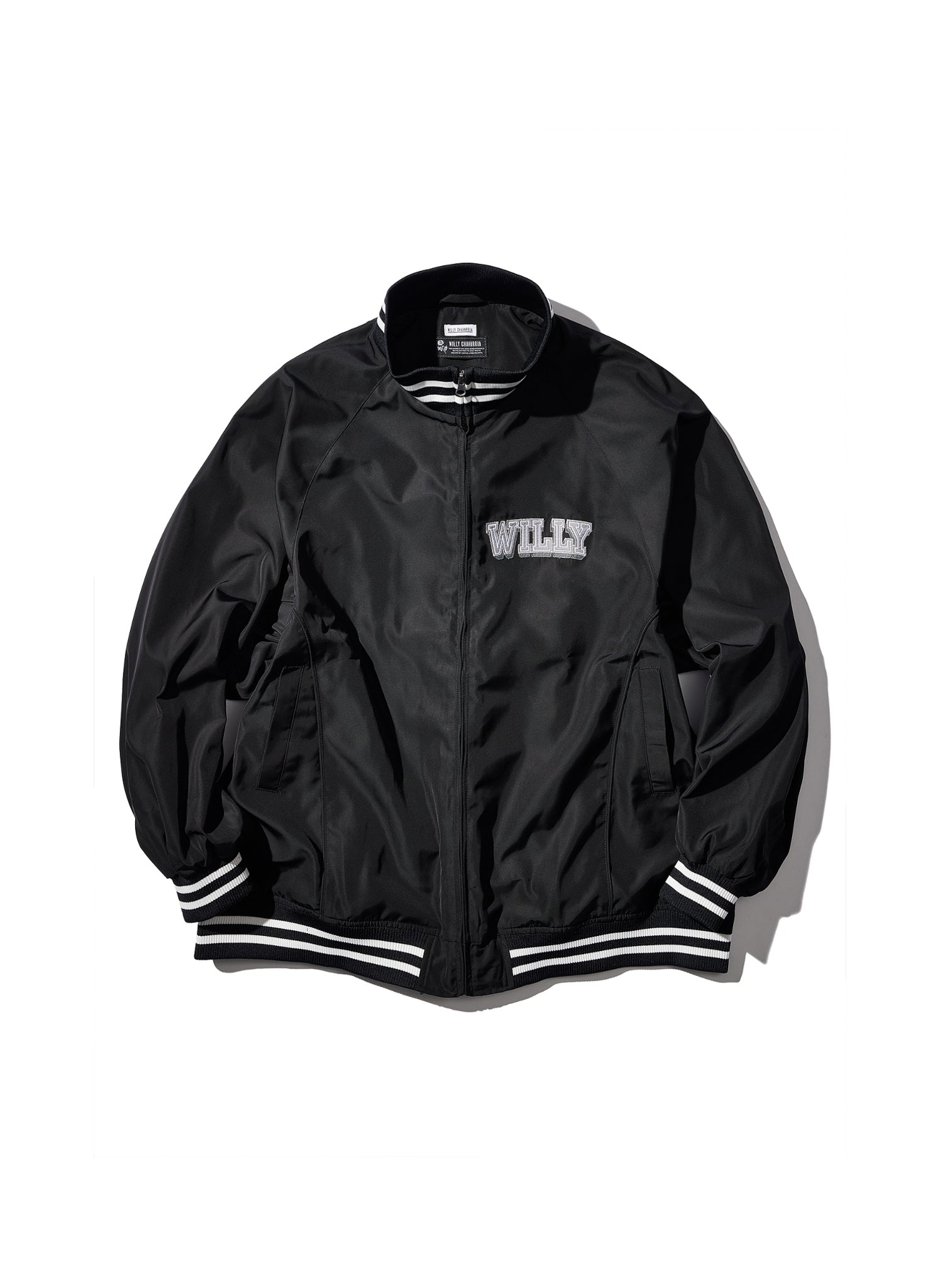 WILLY CHAVARRIA / STADIUM JACKET RECYCTEX BLACK
