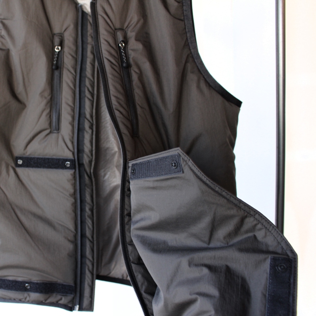 ENDS and MEANS エンズアンドミーンズ Tactical Puff Vest ブラック EM