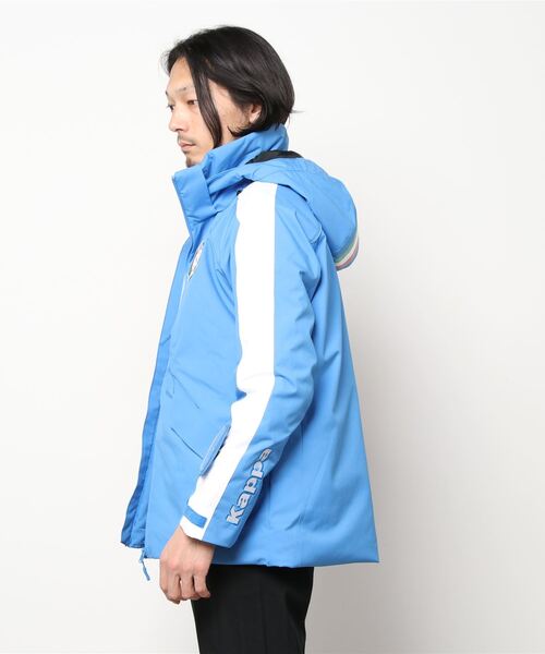 未使用 KAPPA カッパ ゴルフ 千鳥柄 撥水 ブルゾン 青 S ジャケット