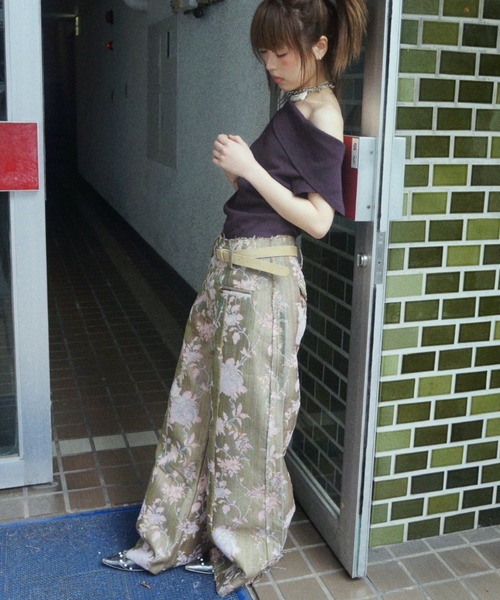 INSIDE OUT JACQUARD PANTS/インサイドアウトジャガードパンツ（その他